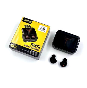 M88  Plus TWS Wireless Earbuds With 3 Cables LED Display Type C